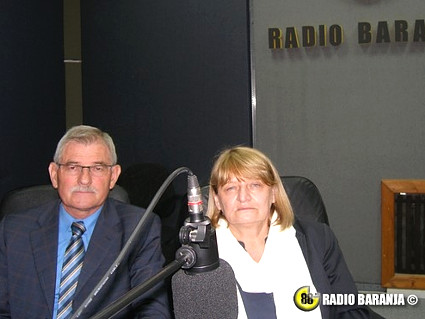 Gradonačelnik Ivan Doboš i voditeljica Ureda LAG-a Baranja Lidija Dabić