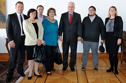 Izaslanstvo HMRR-a kod predsjednika Josipovića