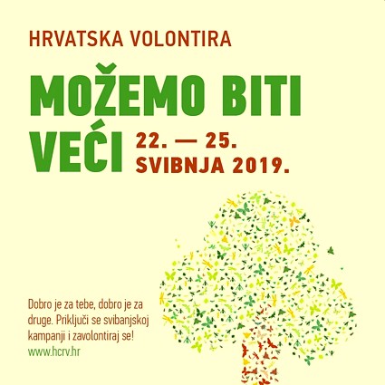 'Hrvatska volontira', 22-25. V. 2019.