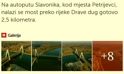 Most na Slavonici preko Drave