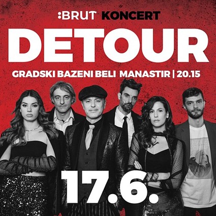 Koncer grupe 'Detour' na Gradskim bazenima Beli Manastir