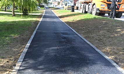 Ulica Vladimira Nazora - pogled prema Školskoj ulici i centru grada