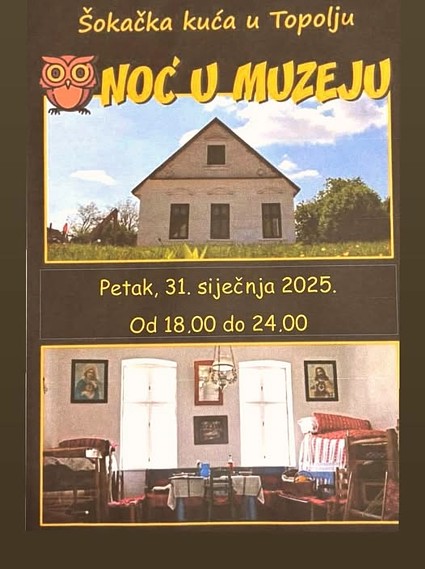 'Noć muzeja' u 'Šokačkoj kući' u Topolju